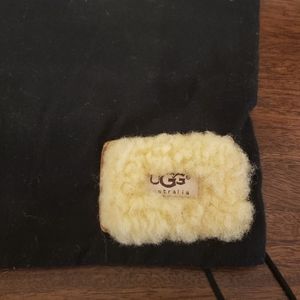 UGG Dust Bag Black with Faux Fur Logo